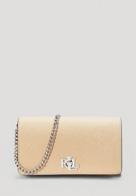 RALPH LAUREN Pebbled Cameryn Crossbody Tech Case Crossbody Bag Sand Dune Sand dune 432966784-005 &mdash; фото 2 из 5