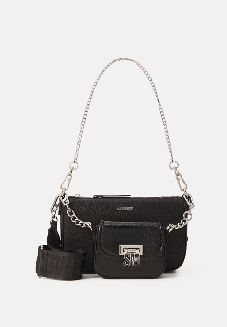 Burge Set Handbag Black / Silver-coloured Steve Madden — Фото, Картинка BAG❤BAG Придбати оригінал Україна, Київ, Житомир, Львів, Одеса ❤bag-bag.com.ua