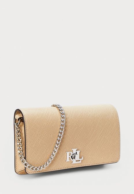 RALPH LAUREN Pebbled Cameryn Crossbody Tech Case Crossbody Bag Sand Dune Sand dune 432966784-005 &mdash; фото 5 из 5