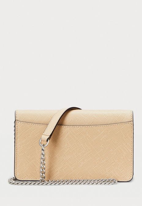 RALPH LAUREN Pebbled Cameryn Crossbody Tech Case Crossbody Bag Sand Dune Sand dune 432966784-005 &mdash; фото 3 из 5