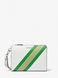 Cooper Logo Stripe and Faux Leather Wristlet PALM GREEN MICHAEL KORS — 1/2 Фото, Картинка BAG❤BAG Купить оригинал Украина, Киев, Житомир, Львов, Одесса ❤bag-bag.com.ua