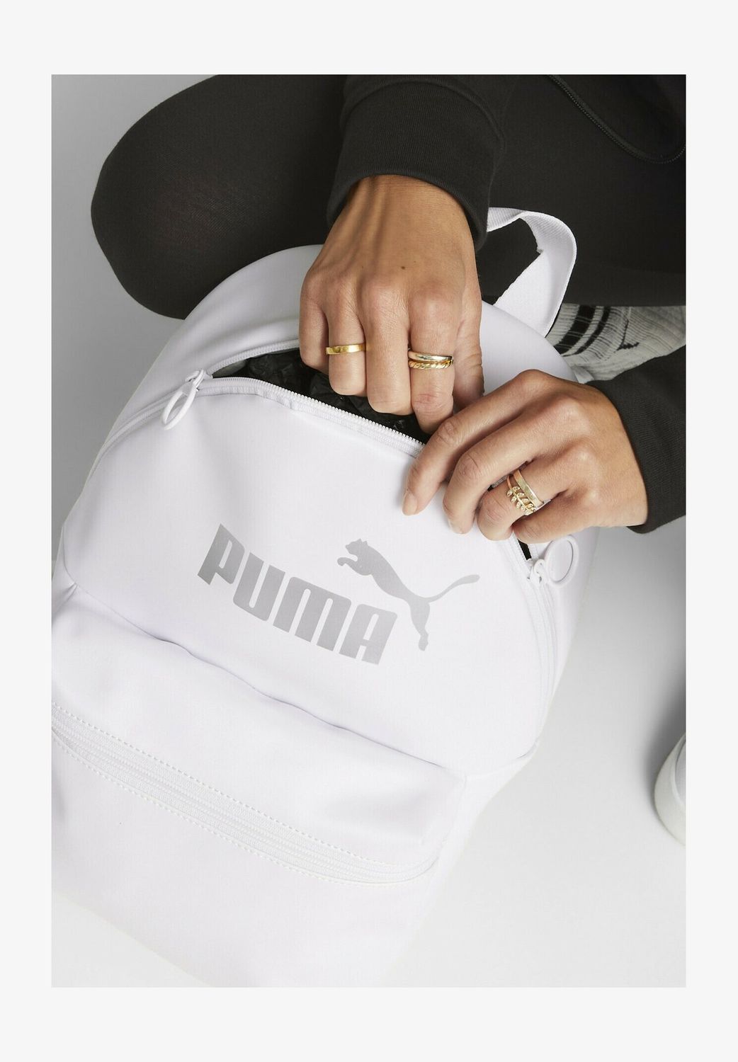 Puma backpack shop white