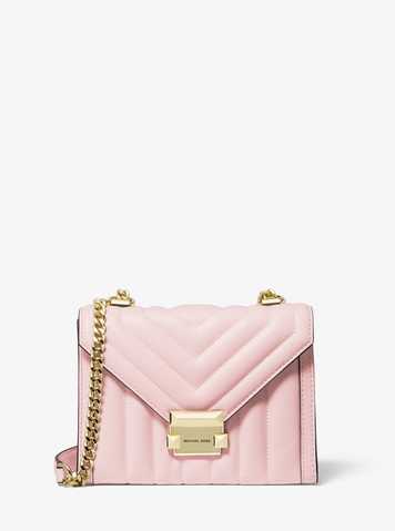 MICHAEL KORS® ᐉ Whitney Small Quilted Leather Convertible Shoulder Bag 【SMOKEY  ROSE】 Ціна 9 373 грн — Наличие уточняйте #30F8GXIL1T Купити в  інтернет-магазині BAG❤BAG • Київ, Львів, Одеса, Харків, Житомир • Доставка