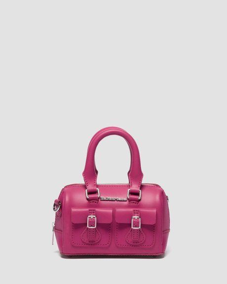 Dr. Martens Mini Top Handle Bag Kiev Leather FUCHSIA PINK Kiev 41242650 &mdash; фото 1 з 10