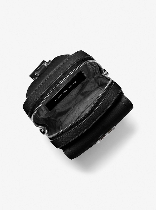 Hudson Pebbled Leather Sling Pack BLACK MICHAEL KORS — Фото, Картинка BAG❤BAG Купить оригинал Украина, Киев, Житомир, Львов, Одесса ❤bag-bag.com.ua