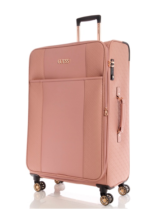 Ninnette 28" 8-Wheel Suitcase ROSE PINK GUESS — Фото, Картинка BAG❤BAG Купить оригинал Украина, Киев, Житомир, Львов, Одесса ❤bag-bag.com.ua