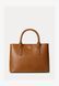 RALPH LAUREN Leather Small Marcy Satchel Handbag Brown BROWN 431876725-005 &mdash; фото 8 из 15