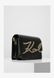 SIGNATURE - Crossbody Bag BLACK KARL LAGERFELD — 4/6 Фото, Картинка BAG❤BAG Купить оригинал Украина, Киев, Житомир, Львов, Одесса ❤bag-bag.com.ua