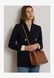RALPH LAUREN Leather Small Marcy Satchel Handbag Brown BROWN 431876725-005 &mdash; фото 9 из 15