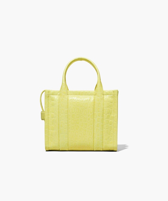 The Croc-Embossed Small Tote Bag TENDER YELLOW MARC JACOBS — Фото, Картинка BAG❤BAG Купить оригинал Украина, Киев, Житомир, Львов, Одесса ❤bag-bag.com.ua