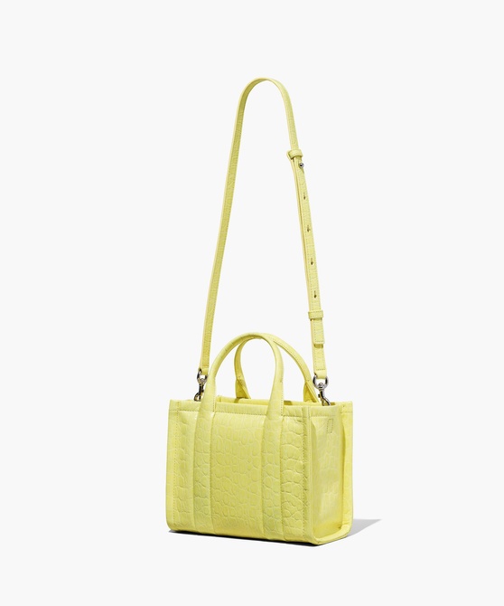 The Croc-Embossed Small Tote Bag TENDER YELLOW MARC JACOBS — Фото, Картинка BAG❤BAG Купить оригинал Украина, Киев, Житомир, Львов, Одесса ❤bag-bag.com.ua