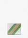 Logo and Faux Leather Stripe Wallet With Passcase Gift Set PALM GREEN MICHAEL KORS — 3/4 Фото, Картинка BAG❤BAG Придбати оригінал Україна, Київ, Житомир, Львів, Одеса ❤bag-bag.com.ua