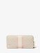 Logo Stripe Continental Wristlet VANILLA / SOFT PINK MICHAEL KORS — 3/4 Фото, Картинка BAG❤BAG Купить оригинал Украина, Киев, Житомир, Львов, Одесса ❤bag-bag.com.ua