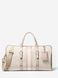 MICHAEL KORS Bedford Travel Extra-Large Logo Stripe Weekender Bag VANILLA / SOFT PINK 30F9G07U4B &mdash; фото 1 из 7