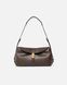 Pinko Medium leather Saddle Bag shoulder bag BROWN 105049A1ZX-M11Q &mdash; фото 1 из 5