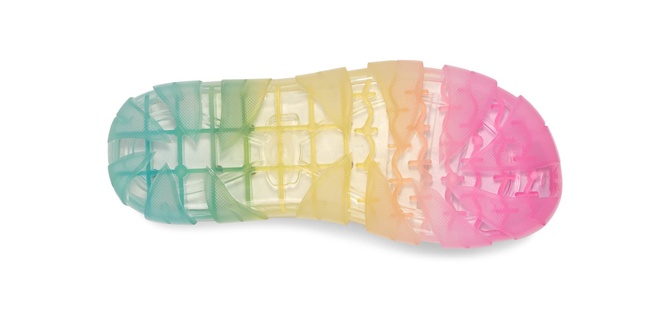 Jella Clear Watercolors Slide Platform Sandal Rainbow blend UGG — Фото, Картинка BAG❤BAG Купить оригинал Украина, Киев, Житомир, Львов, Одесса ❤bag-bag.com.ua