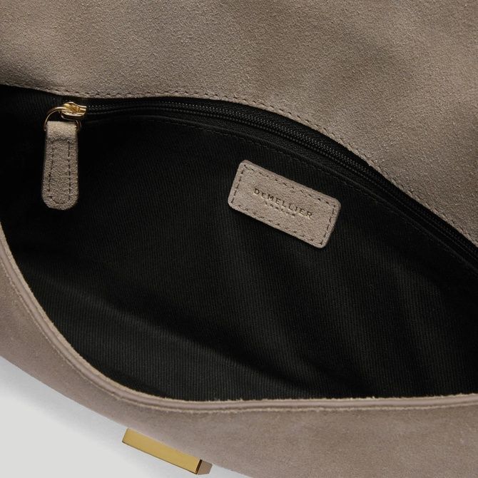 DeMellier The Vancouver Clutch Light Taupe Suede N105-SUSM-X236 &mdash; фото 5 из 7