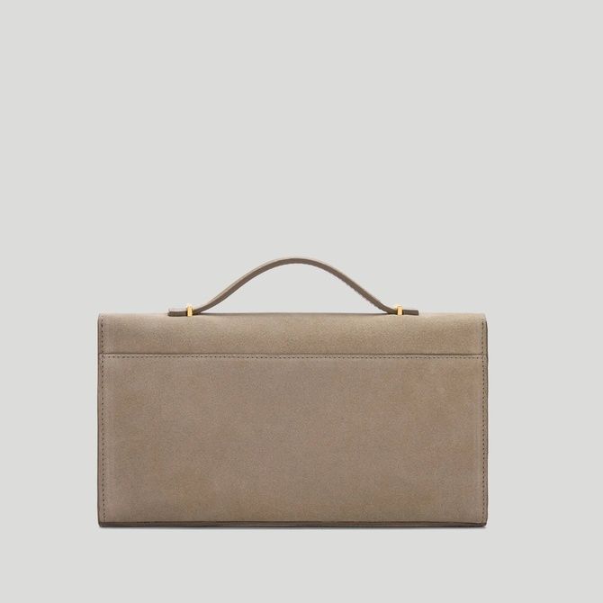 DeMellier The Vancouver Clutch Light Taupe Suede N105-SUSM-X236 &mdash; фото 6 из 7