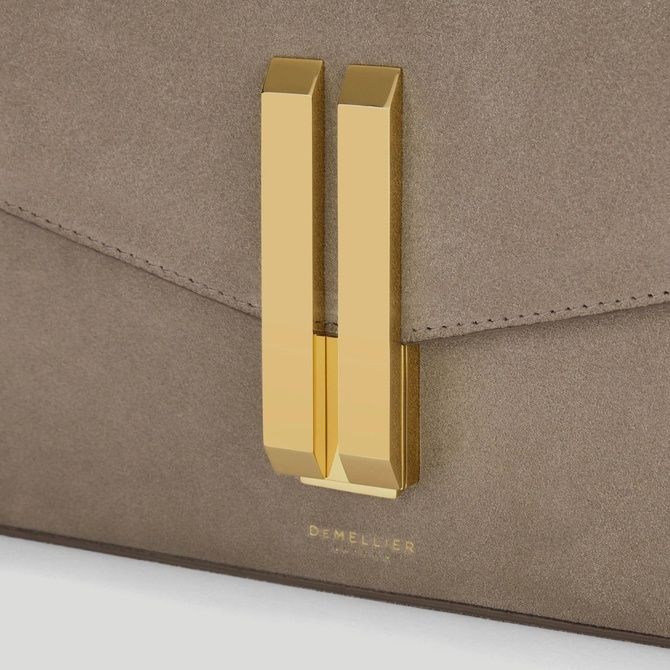 DeMellier The Vancouver Clutch Light Taupe Suede N105-SUSM-X236 &mdash; фото 3 из 7