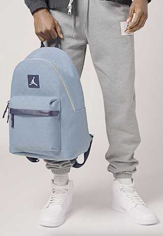 Jordan Monogram Backpack in Blue/Chambray