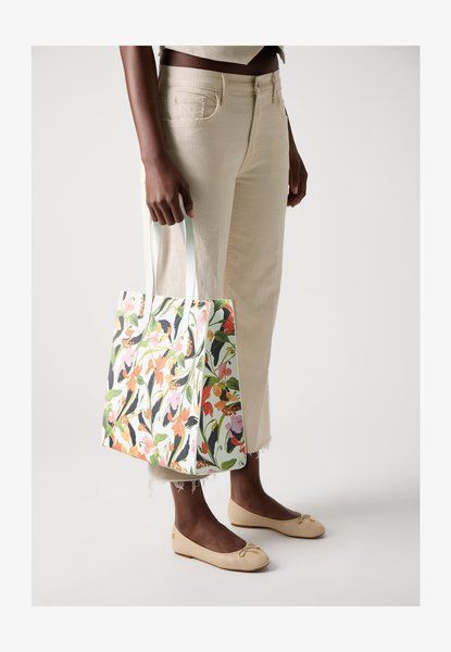 Ted Baker Flowela Floral Printed Icon Bag Tote Bag Cream Cream 280162 &mdash; фото 1 з 7