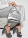 Iris Metallic Leather Top Handle Bag SILVER GUESS — 2/5 Фото, Картинка BAG❤BAG Купить оригинал Украина, Киев, Житомир, Львов, Одесса ❤bag-bag.com.ua
