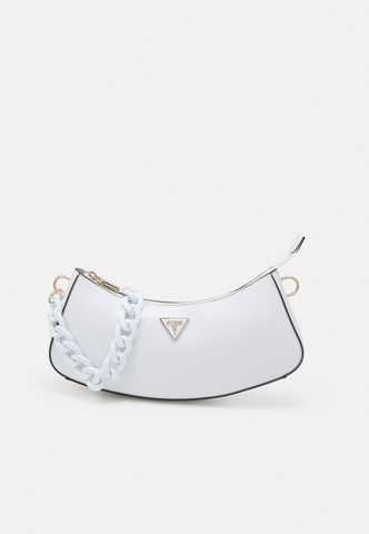 GUESS® ᐉ CORINA TOP ZIP SHOULDER - Handbag 【WHITE】 Цена 5 448