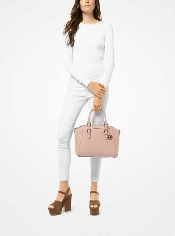 MICHAEL KORS® ᐉ Ciara Large Saffiano Leather Satchel 【BLOSSOM】 Ціна 13 468  грн — Наличие уточняйте #35H5GC6S3L Купити в інтернет-магазині BAG❤BAG •  Київ, Львів, Одеса, Харків, Житомир • Доставка по всій Україні!