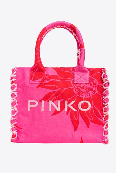 Beach shopper bag PINK / RED Pinko — Фото, Картинка BAG❤BAG Купить оригинал Украина, Киев, Житомир, Львов, Одесса ❤bag-bag.com.ua