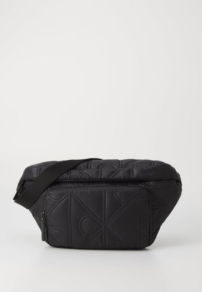 Calvin Klein Puffer Emblem Belt Bag Black BLACK LV04D3142G &mdash; фото 1 из 6