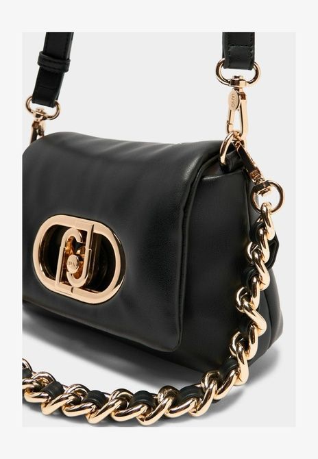 LIU JO Small Lapuffy Handbag Black BLACK BG133450LJ &mdash; фото 4 из 7