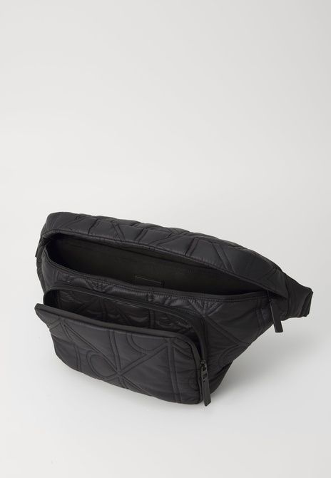 Calvin Klein Puffer Emblem Belt Bag Black BLACK LV04D3142G &mdash; фото 3 из 6
