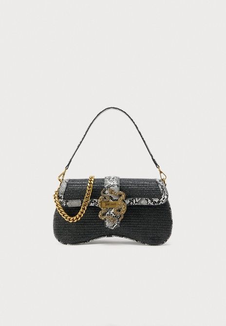 Roberto Cavalli Iconic Snakes Handbag Black BLACK 80RA4BA1ZSE06-899 &mdash; фото 2 из 5