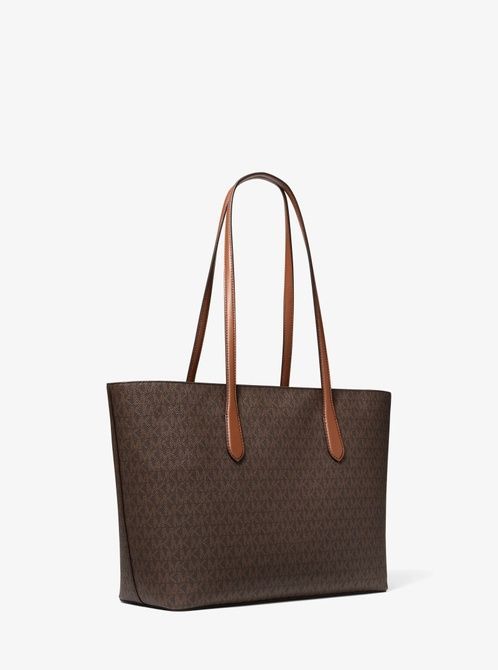 MICHAEL KORS Arden Large Signature Logo Tote Bag BROWN 35F5G4XT3B &mdash; фото 4 из 4