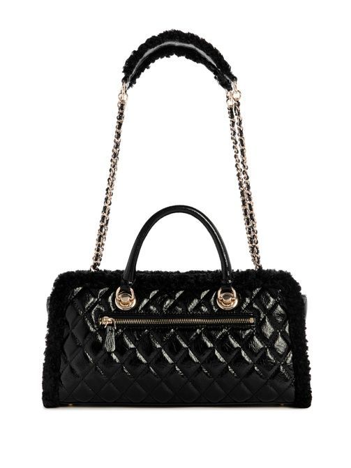 GUESS Cristi Shoulder Satchel BLACK 14887050 &mdash; фото 4 из 5