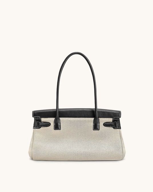 JW PEI Yara Shoulder Bag Black Canvas BG121891JWP &mdash; фото 4 из 14
