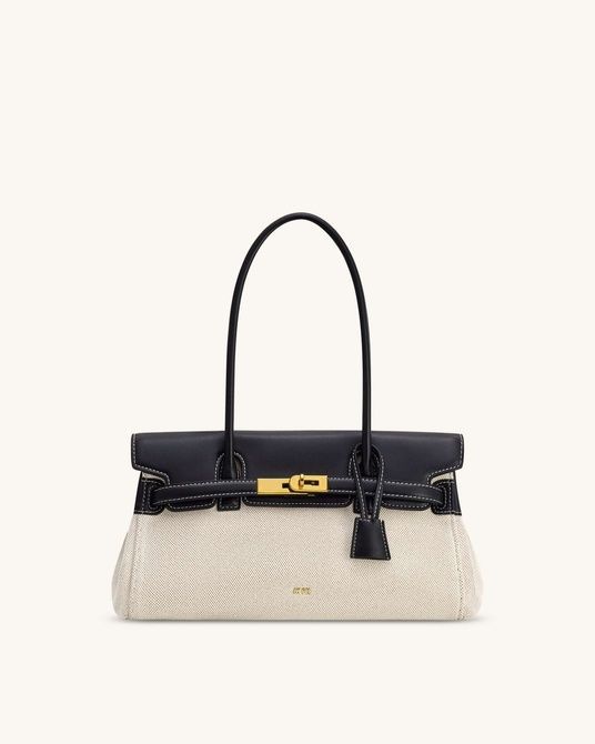 JW PEI Yara Shoulder Bag Black Canvas BG121891JWP &mdash; фото 10 из 14