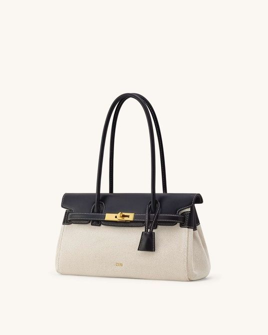 JW PEI Yara Shoulder Bag Black Canvas BG121891JWP &mdash; фото 12 из 14
