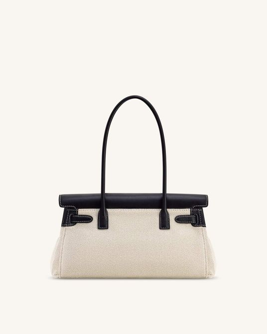JW PEI Yara Shoulder Bag Black Canvas BG121891JWP &mdash; фото 8 из 14