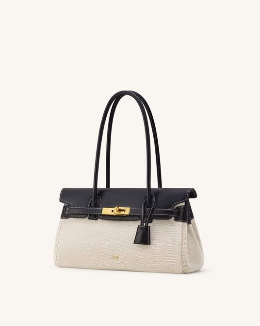 JW PEI Yara Shoulder Bag Black Canvas BG121891JWP &mdash; фото 7 из 14