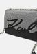 SIGNATURE - Crossbody Bag Black / Silver KARL LAGERFELD — 5/5 Фото, Картинка BAG❤BAG Купить оригинал Украина, Киев, Житомир, Львов, Одесса ❤bag-bag.com.ua