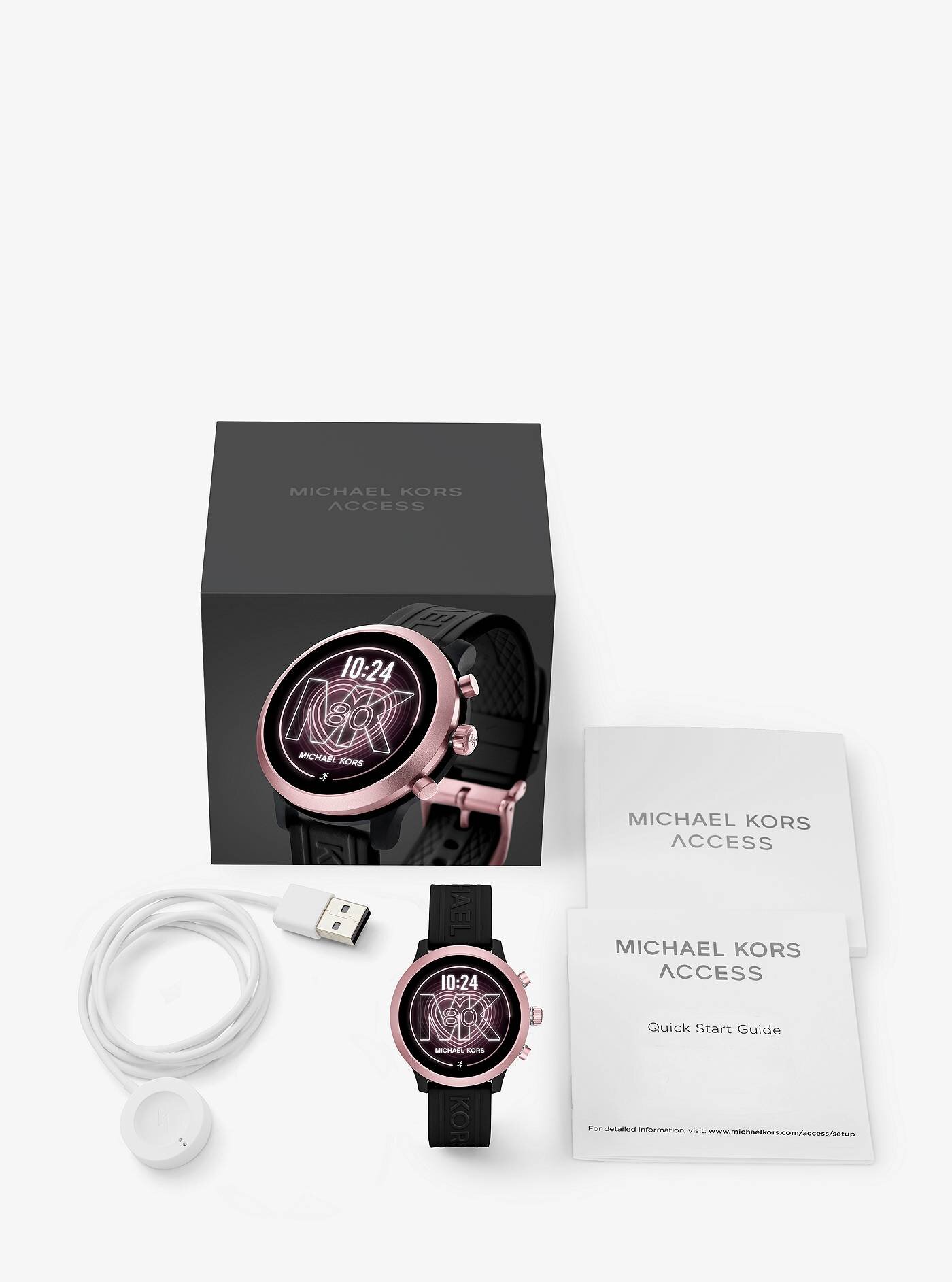 Michael Kors Access Mkgo Pink Tone And Silicone Smartwatch Mkt5111 Black Michael Kors Access Pridbati Pid Zamovlennya 11 371 Grn Bag Bag Com Ua