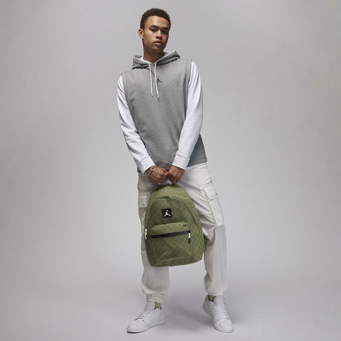 Jordan MONOGRAM BACKPACK UNISEX 20L Olive MA0758-EF9 &mdash; фото 7 из 7