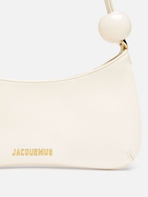 Jacquemus Le Bisou Perle &mdash; Beaded shoulder bag Ivory 231BA057-3108-120 &mdash; фото 16 из 18