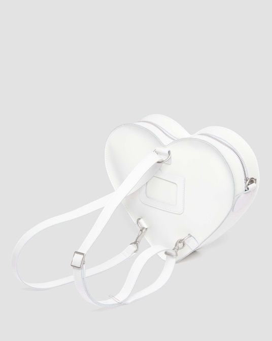Dr. Martens Heart Shaped Hardware Kiev Leather Bag White KIEV AD015100 &mdash; фото 8 из 9