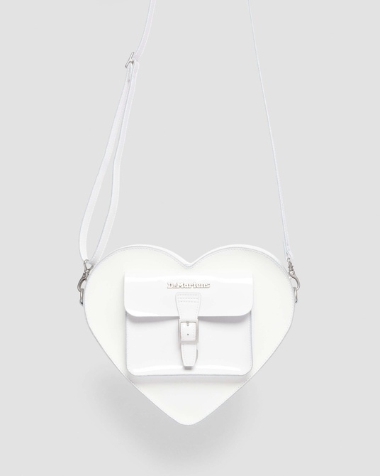 Heart Shaped Leather Backpack White KIEV Dr. Martens — Фото, Картинка BAG❤BAG Купить оригинал Украина, Киев, Житомир, Львов, Одесса ❤bag-bag.com.ua