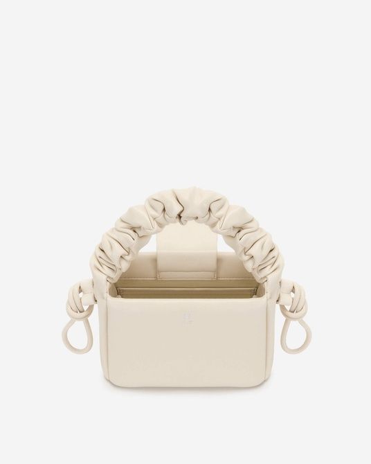 JW PEI Rylee Pleated Drawstring Top Handle Bag Off-White BG134115JWP &mdash; фото 4 из 6