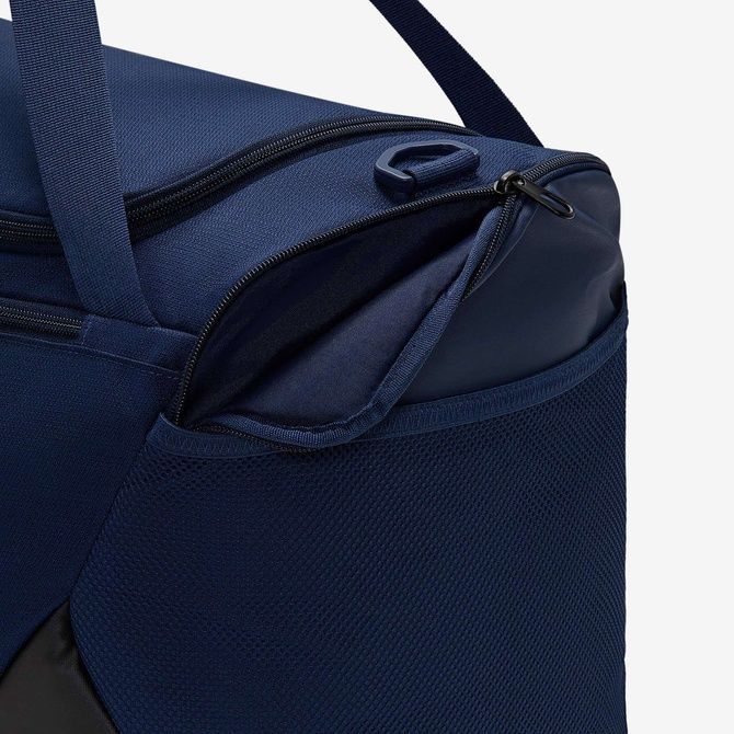 Nike Brasilia Training Duffel Bag (Small, 40L) Midnight navy / Black / White IB4394-410 &mdash; фото 9 из 10