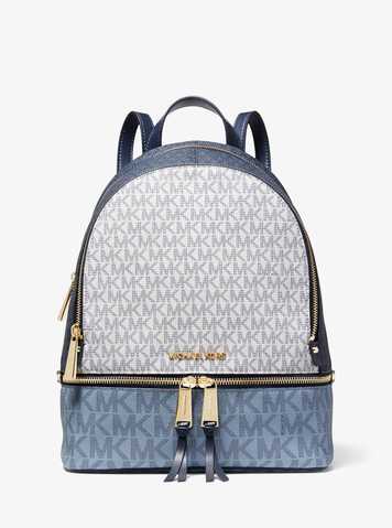 michael kors rhea backpack navy