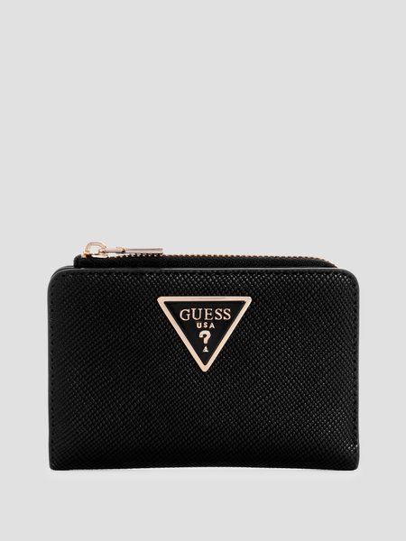 GUESS Laurel Zip-Around Card Case Wallet BLACK 14623168 &mdash; фото 1 з 3